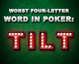 Tilt no poker