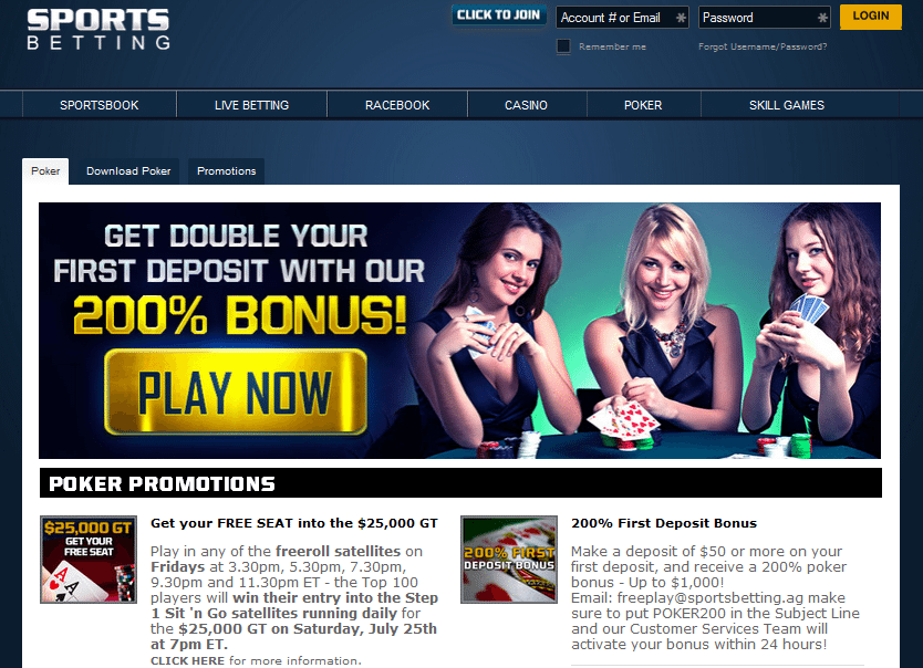 SB Poker Bonus